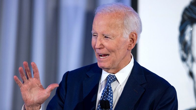 Biden claims nation facing ‘dark days’ as he accepts lifetime achievement award